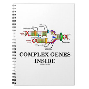 Cuaderno Interior complejo de los genes (réplica de la DNA