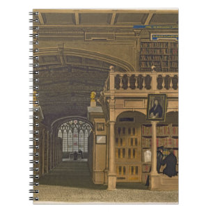 Cuaderno Interior de la biblioteca de Bodleian, ilustracion