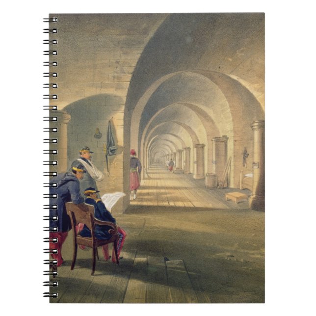 Cuaderno Interior del fuerte Nicholas, placa 'de Seat de (Frente)
