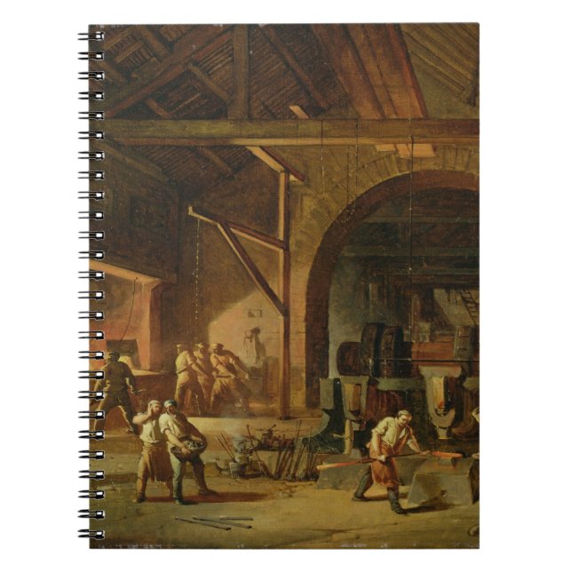 Cuaderno Interior del industrias siderúrgicas, 1850 (aceite (Frente)