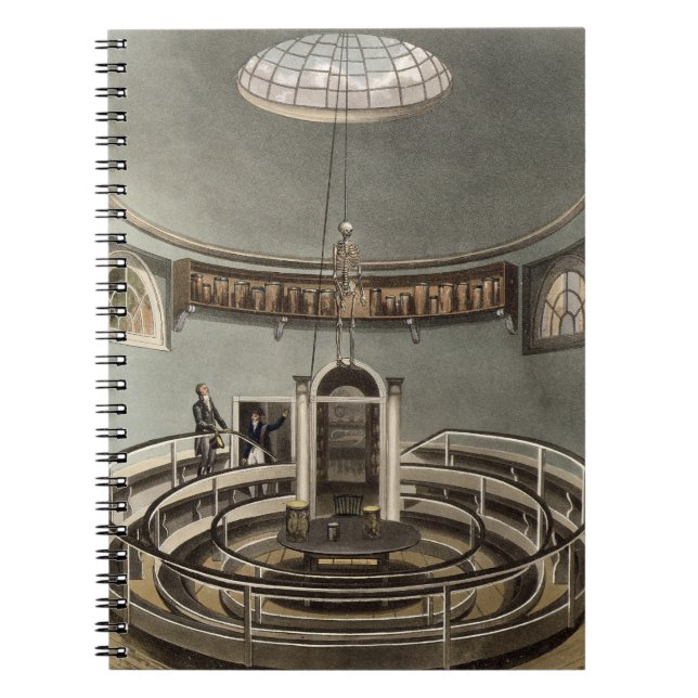 Cuaderno Interior del teatro de la anatomía, Cambridge, (Frente)