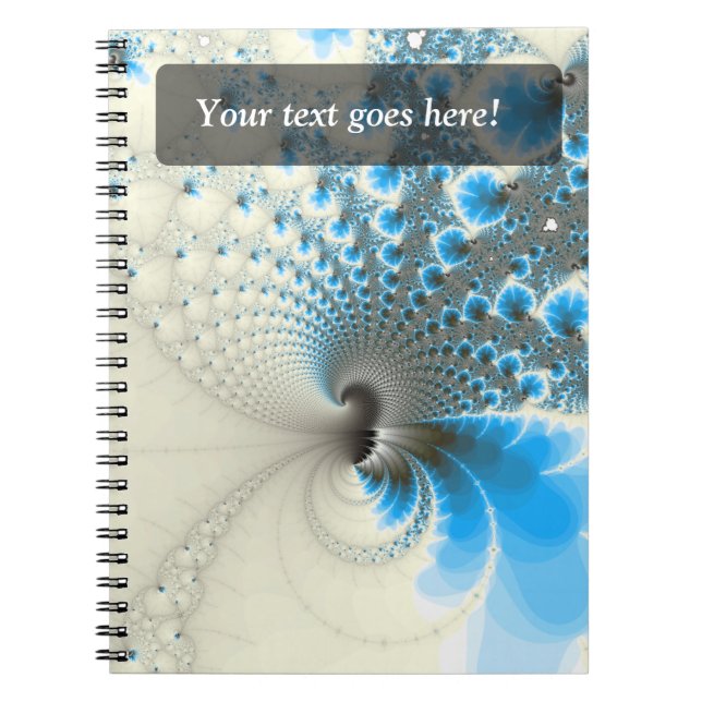 Cuaderno Interrumpir - Arte fractal (Frente)