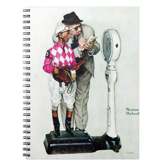 Cuaderno Intervención de Norman Rockwell en jockey (Frente)