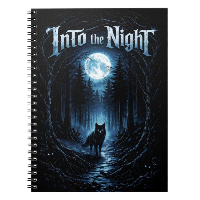 Cuaderno Into the Night — Moonlit Forest (Frente)
