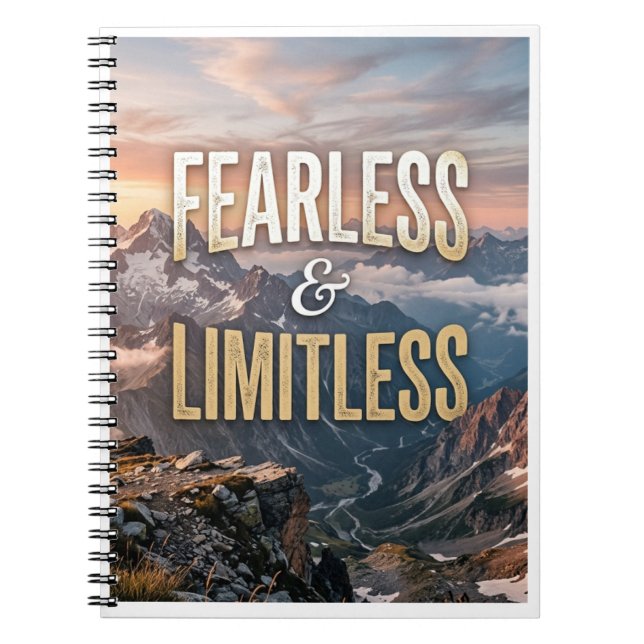 Cuaderno Intrépido e ilimitado (Frente)