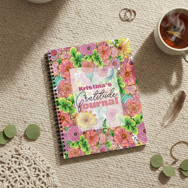 Cuaderno Intrincadas Florales Artísticas vibrantes dibujada (Subido por el creador)