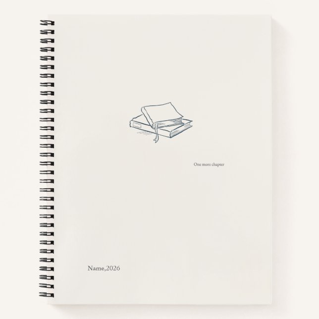 Cuaderno Introvert Literary Aesthetic/ Spiral Notebook (Anverso)