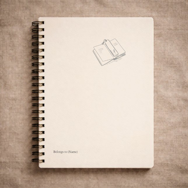 Cuaderno Introvert Minimalist Line Art Literary Gift (Subido por el creador)
