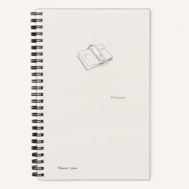 Cuaderno Introvert Minimalist Literary Gift Notebook