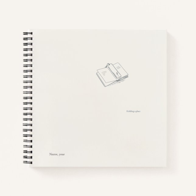 Cuaderno Introvert Minimalist Literary Gift Notebook (Anverso)