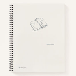 Cuaderno Introvert Minimalist Literary Gift Notebook