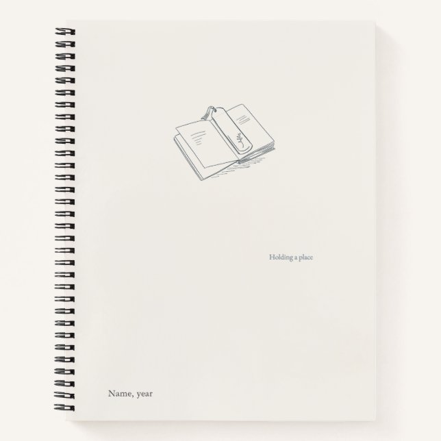 Cuaderno Introvert Minimalist Literary Gift Notebook (Anverso)