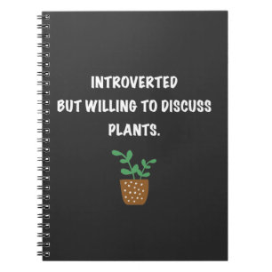 Cuaderno Introvertidos y plantas