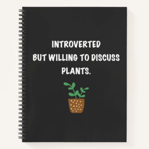 Cuaderno Introvertidos y plantas