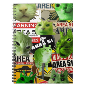 Cuaderno Invasión de gatos extranjeros: El área de 51 Felin