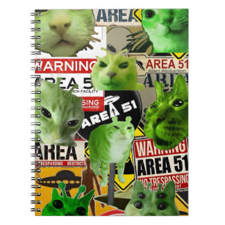 Cuaderno Invasión de gatos extranjeros: El área de 51 Felin