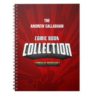 Cuaderno Inventario personalizado de la colección de cómi