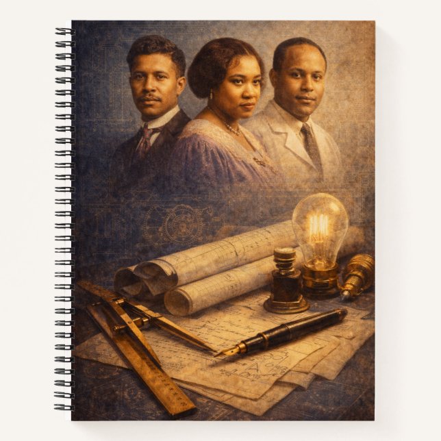 Cuaderno Inventores Legendarios Negros (Anverso)