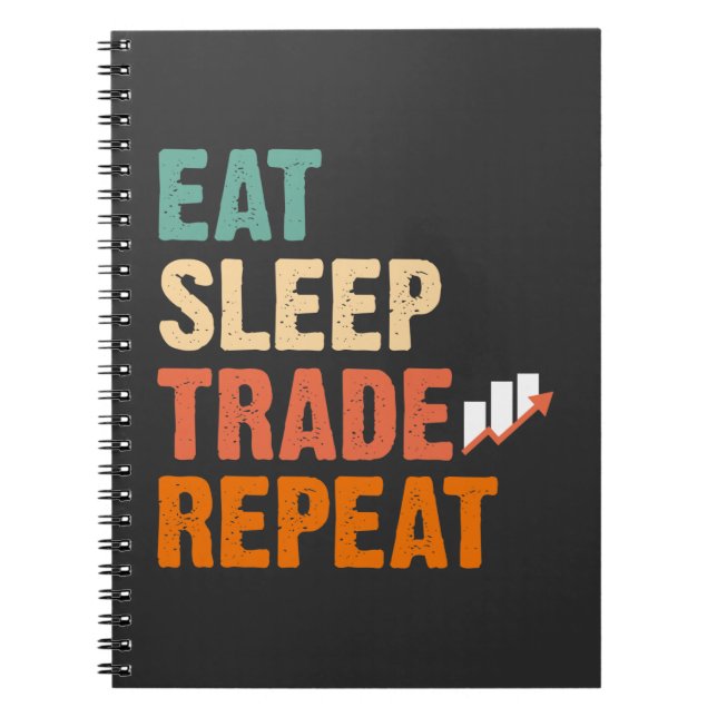 Cuaderno Inversor aficionado a la negociación de valores en (Frente)