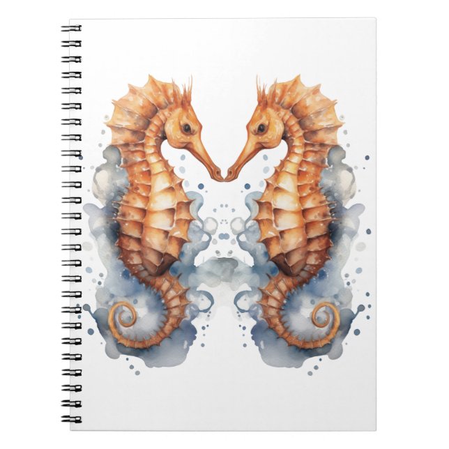 Cuaderno Invertebrado animal de caballito de mar (Frente)