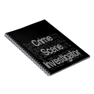 Cuaderno Investigador de escena del crimen Extraordinario