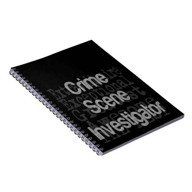 Cuaderno Investigador de escena del crimen Extraordinario (Lado Derecho)