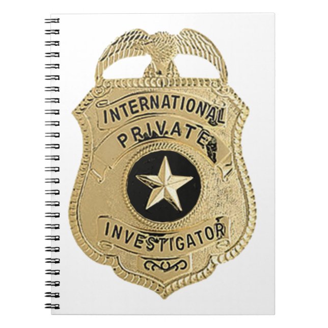 Cuaderno Investigador privado internacional (Frente)