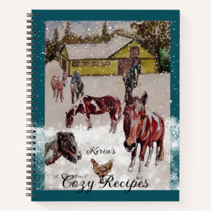 CUADERNO INVIERNO AL OESTE DE LAS COLINAS RÉPLICAS DE RANCH