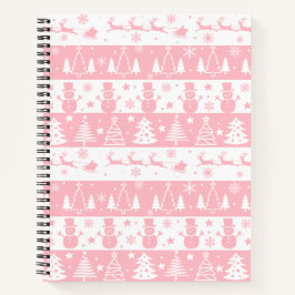 Cuaderno Invierno de los Navidades rosados