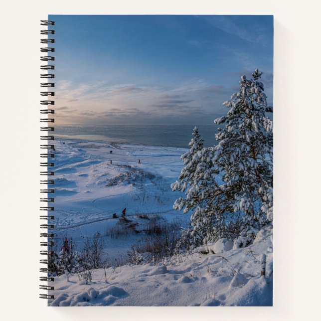 Cuaderno Invierno de nieve Costa del Mar Báltico (Anverso)