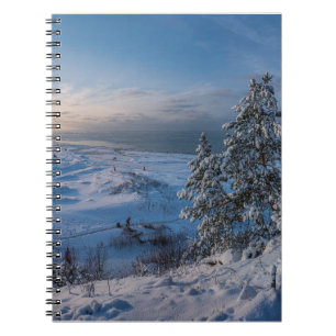 Cuaderno Invierno de nieve Costa del Mar Báltico