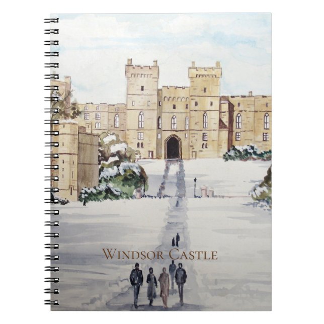 Cuaderno Invierno en la pintura panorámica del Castillo de  (Frente)
