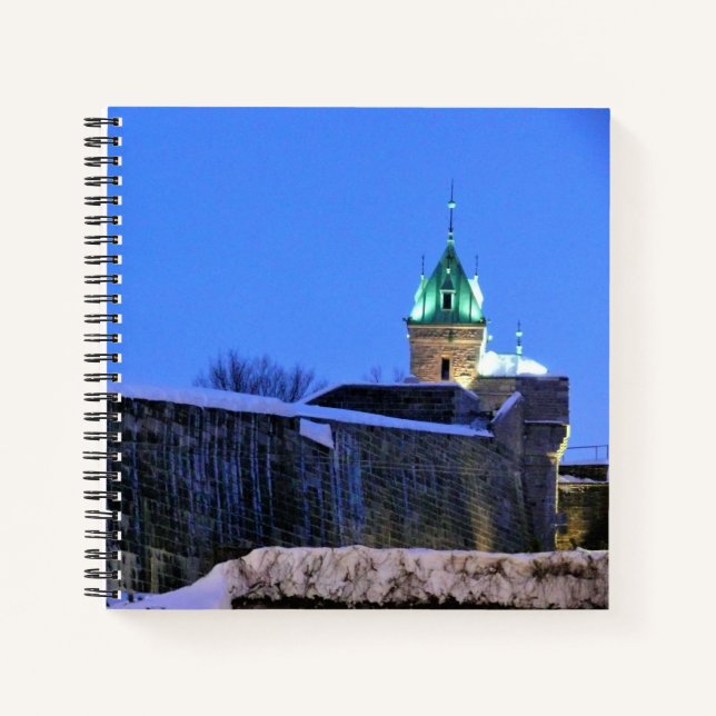 Cuaderno Invierno en Quebec, Canadá (Anverso)