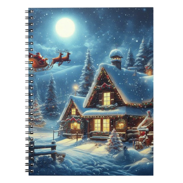 Cuaderno Invierno/Santa/Navidades/Nieve (Frente)