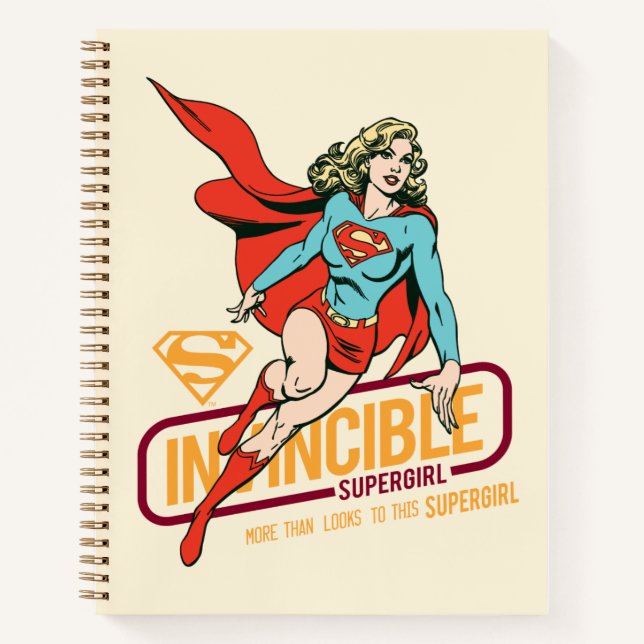 Cuaderno Invincible Supergirl Retro Graphic (Anverso)