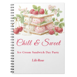 Cuaderno Invitación de Acuarela del Día del Sándwich de Hel