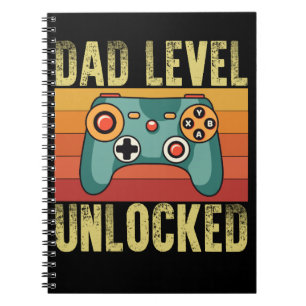 Cuaderno Invitación de embarazo Nivel de papá Nuevo Papá De