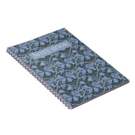 Cuaderno Invitación elegante de patrón floral en acuarela a