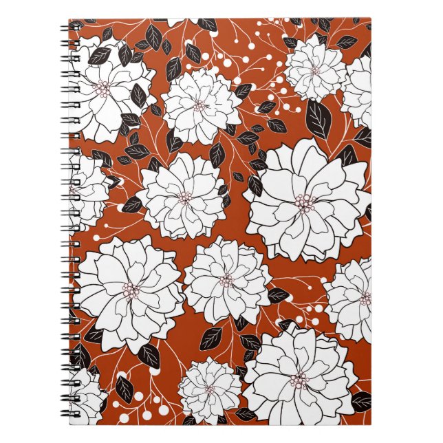 Cuaderno Invitación floral: Boda abstracto (Frente)