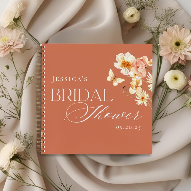 Cuaderno Invitada de Boda de Floral de Cítricos Elegante (Subido por el creador)