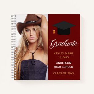Cuaderno Invitado a graduación automática de fotografías de