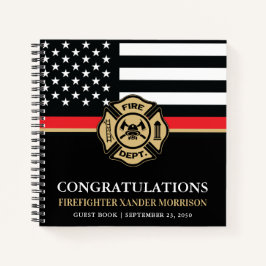 Cuaderno Invitado a la graduación de la academia de bombero