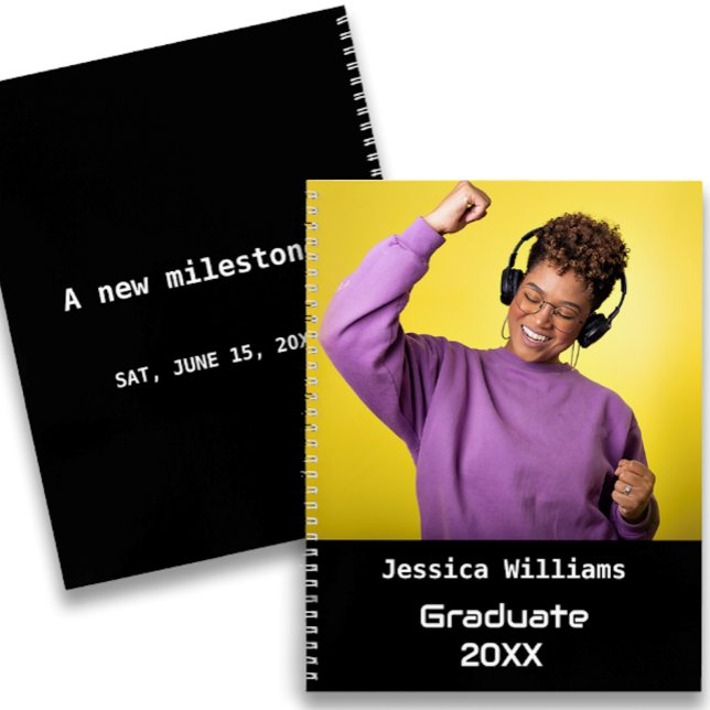 Cuaderno Invitado a una fiesta de graduación sencilla diver (Subido por el creador)