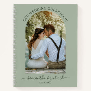 Cuaderno Invitado Boda fotográfico personalizado del Arco V