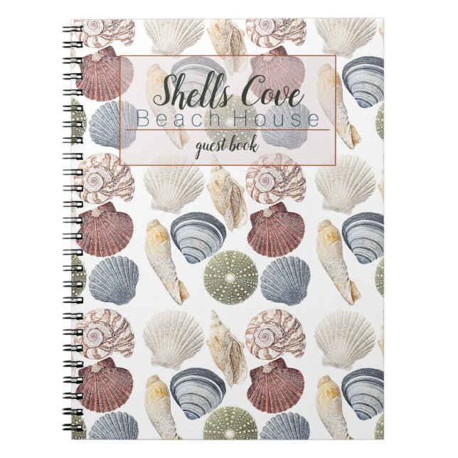 Cuaderno Invitado de alquiler de vacaciones de Shell Art Be (Frente)
