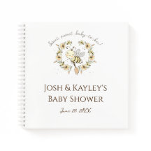 Invitado de Baby Shower de Whimsical Bee Wreath