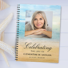 Cuaderno Invitado de la foto del funeral conmemorativo del 