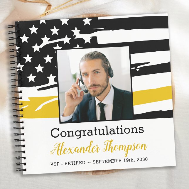 Cuaderno Invitado de la línea de oro delgada de la foto de  (Subido por el creador)