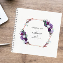 Invitado del Boda Botánico Floral Purple