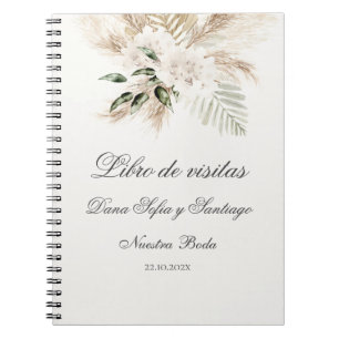 Cuaderno Invitado del Boho Boda español